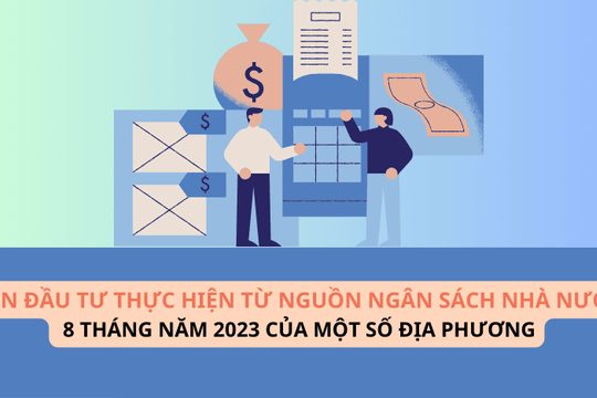 Vốn đầu tư thực hiện từ nguồn ngân sách nhà nước một số địa phương