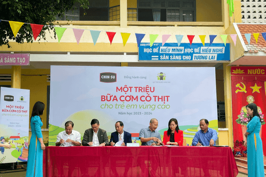 CHIN-SU và Quỹ Trò nghèo vùng cao khởi động chương trình “Một triệu bữa cơm có thịt”