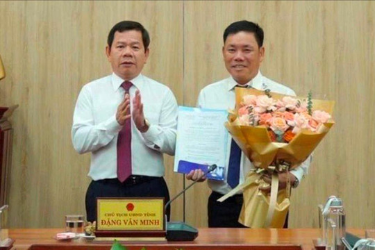 Sở Kế hoạch và Đầu tư Quảng Ngãi có tân Giám đốc