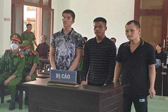 Chém người tại quán nhậu, 3 bị cáo lĩnh án tù