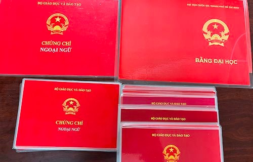 Bắt tạm giam hai đối tượng làm bằng đại học và chứng chỉ giả