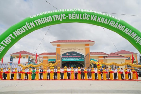 Long An khánh thành trường THPT Nguyễn Trung Trực – Bến Lức do VPBank tài trợ