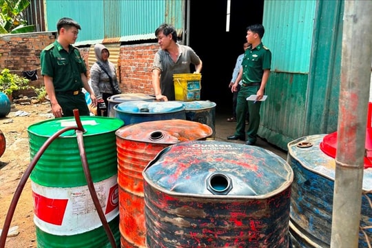Bắt giữ hàng nghìn lít dầu DO không rõ nguồn gốc