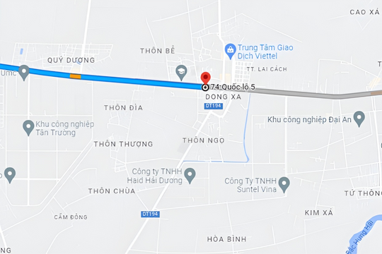 Lao vào dải phân cách, thanh niên để lại xe máy nghi ăn cắp
