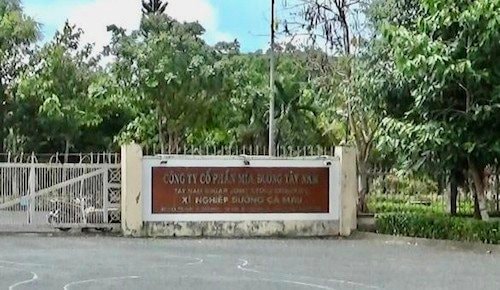 Công ty CP Mía đường Tây Nam bị thu hồi gần 7ha đất