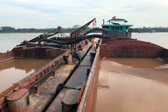 Nam Định: Xử phạt 2 cá nhân vi phạm quy định về khai thác khoáng sản