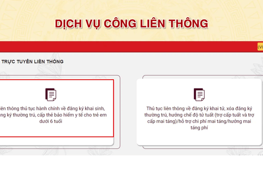 Thủ tục đăng ký khai sinh, thường trú, cấp thẻ BHYT cho trẻ em dưới 6 tuổi
