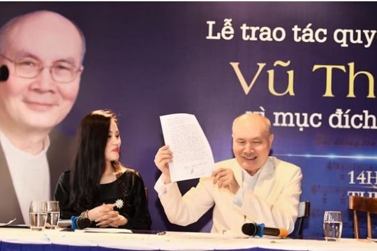 Nhạc sĩ Vũ Thành An trao tặng di sản âm nhạc để làm thiện nguyện