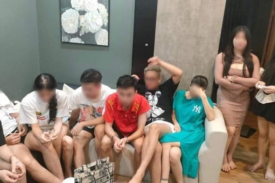 Nhóm nam nữ sử dụng ma túy tại căn hộ chung cư
