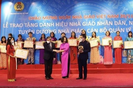 1.225 nhà giáo xét tặng danh hiệu Nhà giáo Nhân dân, Nhà giáo Ưu tú năm 2023