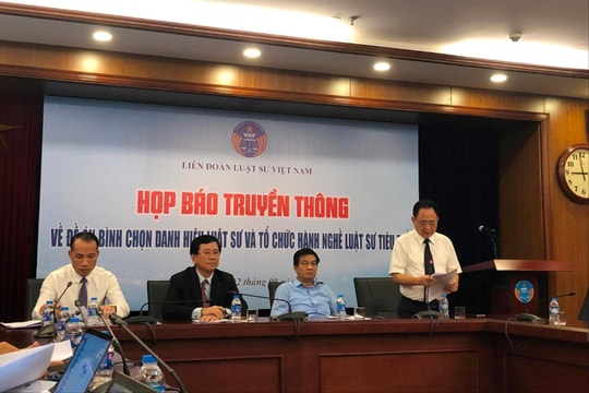 Vinh danh Luật sư và tổ chức hành nghề Luật sư tiêu biểu