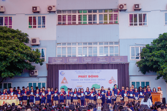 Đẩy mạnh hoạt động tuyên truyền an toàn giao thông tại các trường học