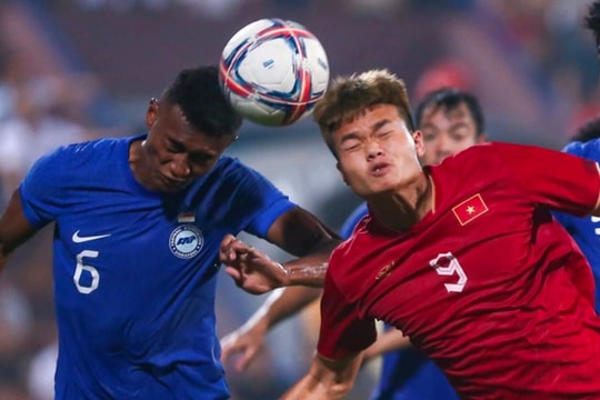 U23 Việt Nam bị cầm hòa đáng tiếc bởi U23 Singapore