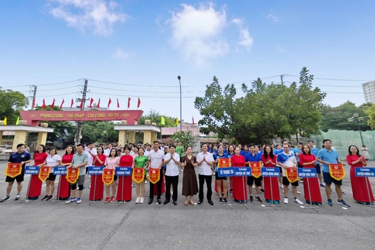 Hội thao TAND hai cấp tỉnh Thái Bình: Xây dựng hình ảnh người cán bộ Tòa án “vừa hồng, vừa chuyên”