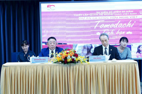 “Tomodachi - Tình bạn” tô thắm 50 năm quan hệ Việt - Nhật