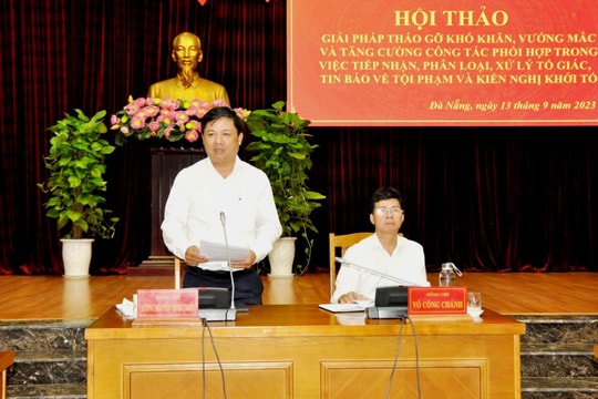 Gỡ khó trong tiếp nhận, xử lý tố giác, tin báo về tội phạm và kiến nghị khởi tố