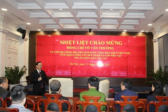 Thúc đẩy chuyển đổi số trong TAND, hướng đến xây dựng Tòa án điện tử