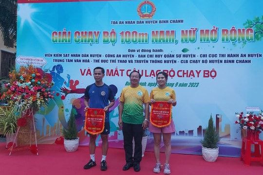 TAND huyện Bình Chánh tổ chức giải chạy bộ chào mừng Ngày Truyền thống TAND