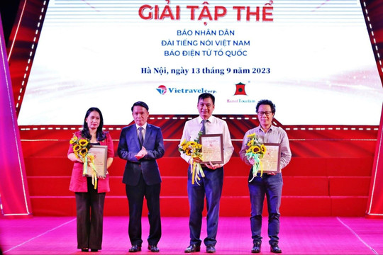 Gần 100 tác phẩm được trao giải báo chí "Vì sự nghiệp phát triển Văn hóa, Thể thao và Du lịch"
