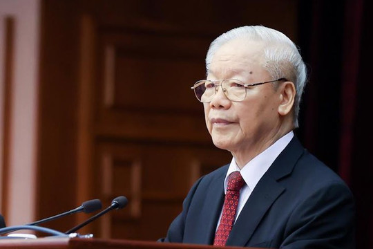 Tổng Bí thư Nguyễn Phú Trọng gửi thư thăm hỏi tới Đảng bộ, Chính quyền và nhân dân Hà Nội