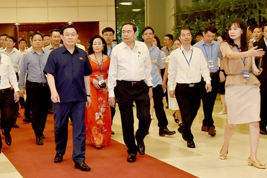 Chủ tịch Quốc hội kiểm tra công tác chuẩn bị tổ chức Hội nghị Nghị sĩ trẻ toàn cầu lần thứ 9