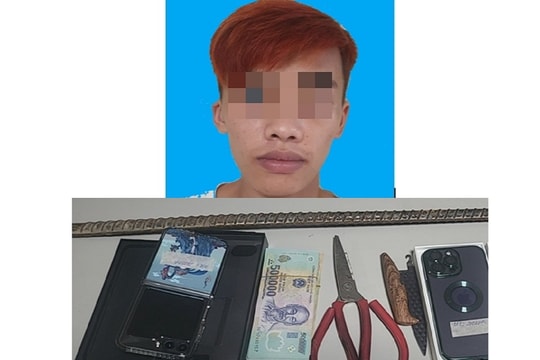 Bắt đối tượng phá cửa trường học, trộm cắp hơn 100 triệu đồng
