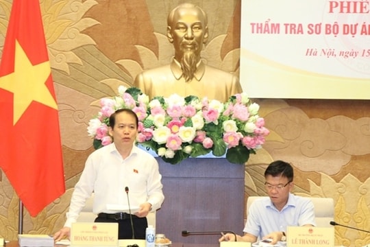 Thường trực Ủy ban Pháp luật thẩm tra sơ bộ dự án Luật Thủ đô (sửa đổi)