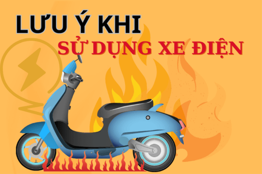 Lưu ý khi sử dụng xe điện
