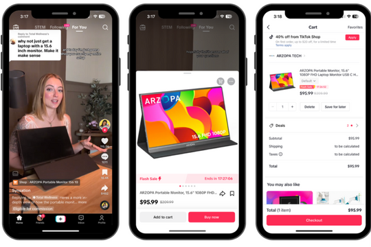 TikTok ra mắt dịch vụ mua sắm online tại thị trường Mỹ