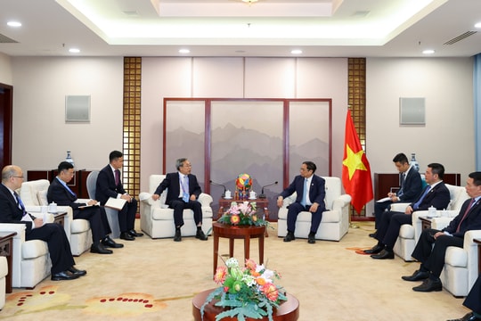 Thủ tướng tiếp lãnh đạo 3 tập đoàn hàng đầu của Trung Quốc