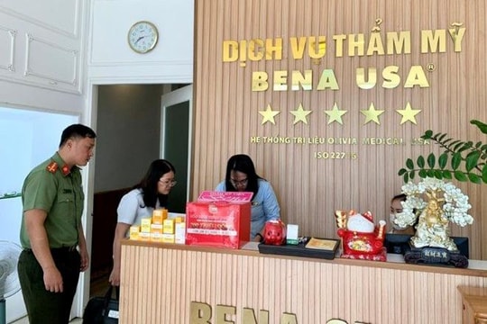 Xử phạt và đình chỉ hoạt động 2 cơ sở thẩm mỹ ở Gia Lai