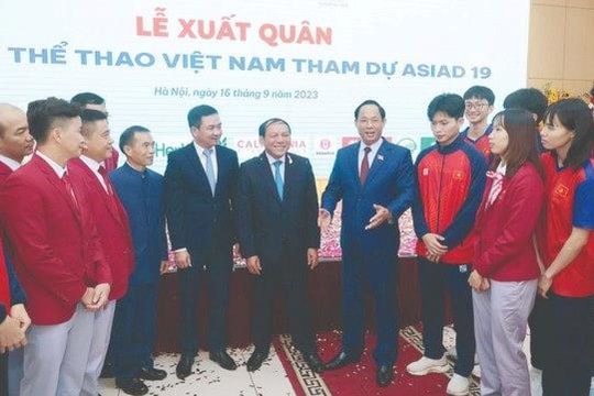 Đoàn thể thao Việt Nam xuất quân tham dự Asiad 19
