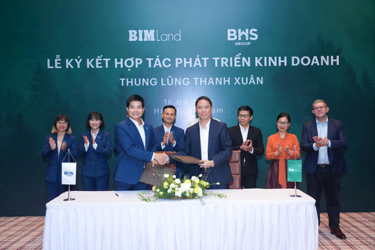 BIM Land bắt tay BHS Group phát triển kinh doanh thành phố thượng lưu trong lòng thung lũng