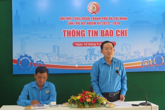 Hơn 500 đại biểu dự Đại hội Công đoàn TP.HCM lần thứ XII