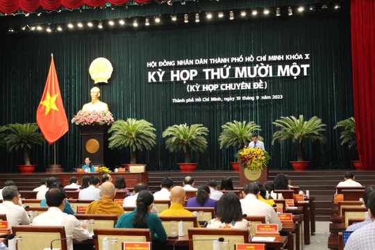 Khai mạc kỳ họp chuyên đề HĐND TP.HCM: Xem xét nhiều nội dung cụ thể hóa Nghị quyết 98