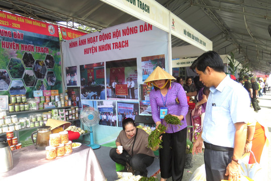 Đồng Nai: 28 gian hàng trưng bày sản phẩm nông nghiệp tại Đại hội Hội nông dân tỉnh