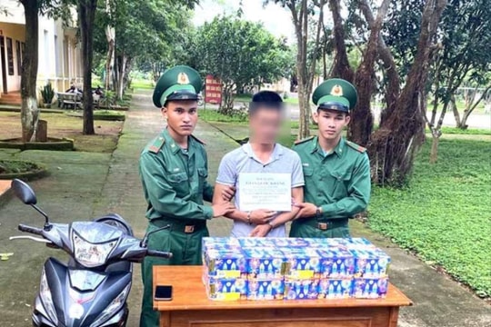 Vận chuyển pháo nổ từ Campuchia về Việt Nam tiêu thụ