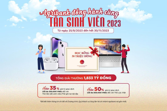 Nhiều phần quà hấp dẫn khi sử dụng sản phẩm dịch vụ tại Agribank