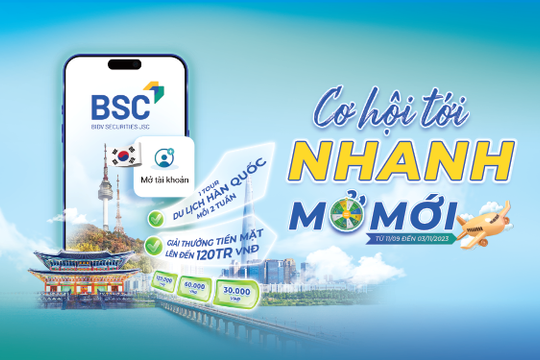BSC dành 01 tỷ đồng tặng nhà đầu tư chứng khoán
