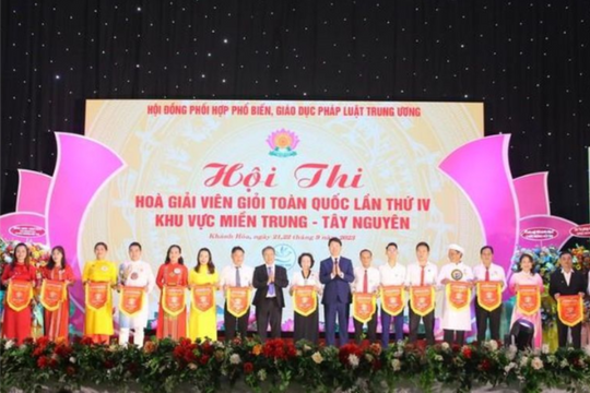 Khai mạc Hội thi Hòa giải viên giỏi toàn quốc khu vực miền Trung – Tây Nguyên lần thứ IV