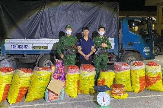 BĐBP Quảng Ninh bắt giữ số lượng lớn pháo lậu