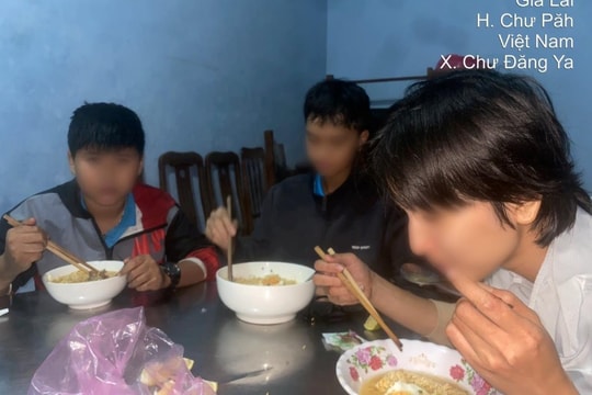 Tìm thấy ba thanh thiếu niên bị lạc trên núi Chư Nâm