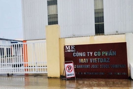 Công ty Cổ phần May Vietdaz bị xử phạt 310 triệu đồng vì lấn chiếm đất