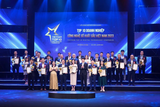 Meey Land vào “TOP 10 Doanh nghiệp Công nghệ số xuất sắc Việt Nam 2023”