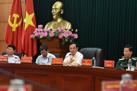 Phó thủ tướng Trần Lưu Quang làm việc với 3 địa phương