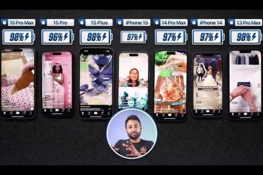 iPhone 15 Plus là mẫu iPhone có thời lượng pin tốt nhất