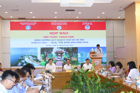 Hội thảo khoa học Định hướng Quy hoạch Thủ đô Hà Nội sắp diễn ra