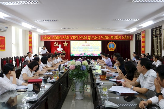 TAND tỉnh Thái Bình lấy ý kiến góp ý đối với  Luật Tổ chức TAND (sửa đổi)