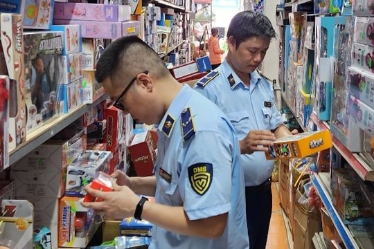 Phát hiện đồ chơi trẻ em không có tem CR  tại Thanh Hóa