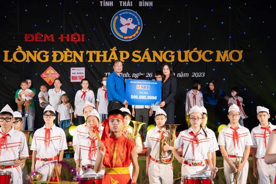 SHB mang Trung thu yêu thương đến với trẻ em tỉnh Thái Bình